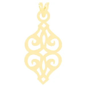 آویز گردنبند طلا 18 عیار زنانه الن نار مدل ELN3411