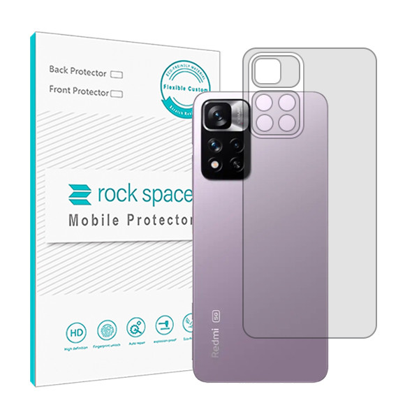 محافظ پشت گوشی شفاف راک اسپیس مدل HyGEL مناسب برای گوشی موبایل شیائومی Redmi Note 11 China