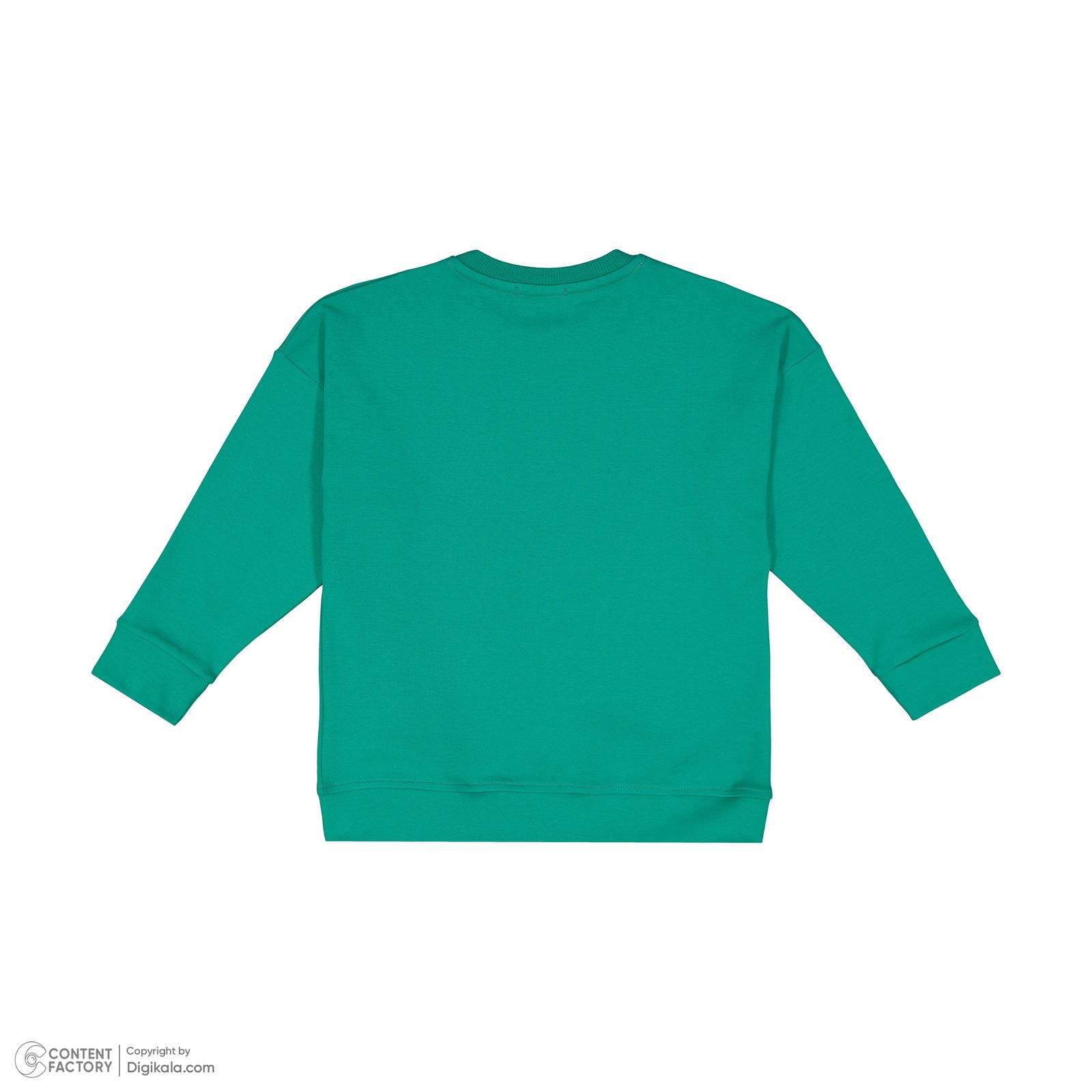 ست تیشرت آستین بلند و شلوار بچگانه مونسا مدل 042 رنگ سبز  -  - 3