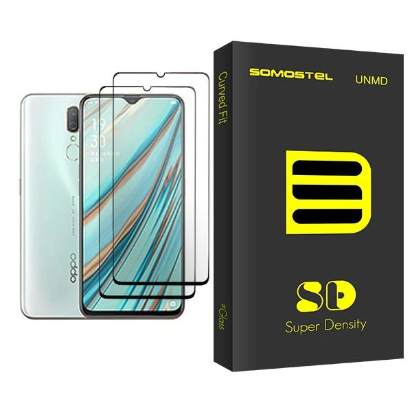 محافظ صفحه نمایش سوماستل مدل SD Glass MIX002 مناسب برای گوشی موبایل اوپو A9 بسته دو عددی