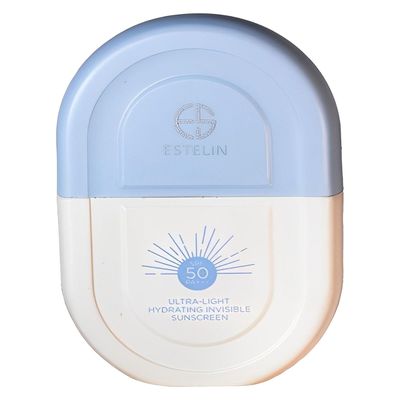 کرم ضد آفتاب بدون رنگ استلین، 50 SPF، مدل ultra light، مناسب انواع پوست و حجم 50 میلی‌لیتر، محافظت کننده در برابر اشعه UVA و UVB، بسیار سبک، +++ PA، آبرسان، ضد لک، با ماندگاری 2 ساعته