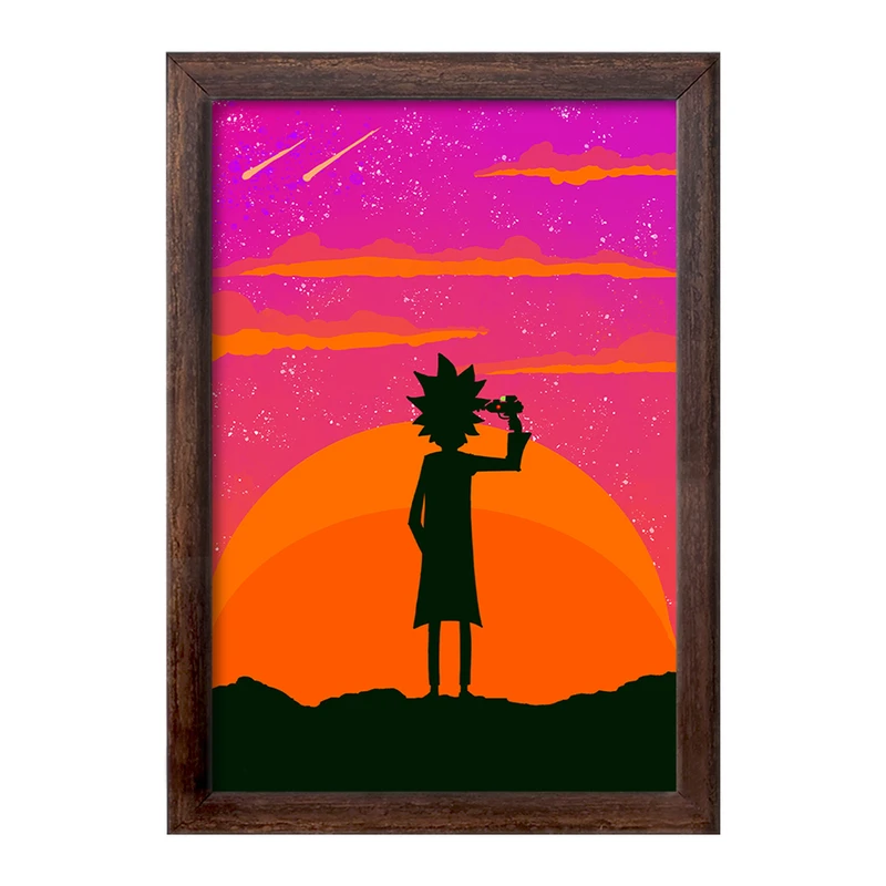 تابلو خندالو طرح ریک و مورتی (Rick and Morty) کد F181