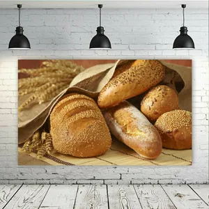 تابلو بوم طرح نان سفید مدل نان فانتزی کد SDB1924