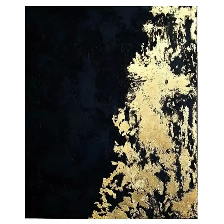 تابلو نقاشی ورق طلا مدل نقش برجسته دکوراتیو کد 0105