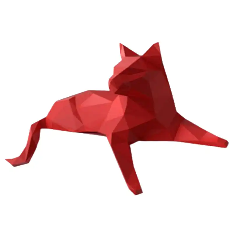 مجسمه مدل گربه گرافیکی هوشیار