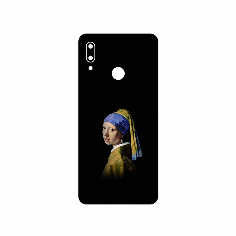 برچسب پوششی ماهوت مدل Girl with a Pearl Earring of Vermeer مناسب برای گوشی موبایل هوآوی P Smart 2019