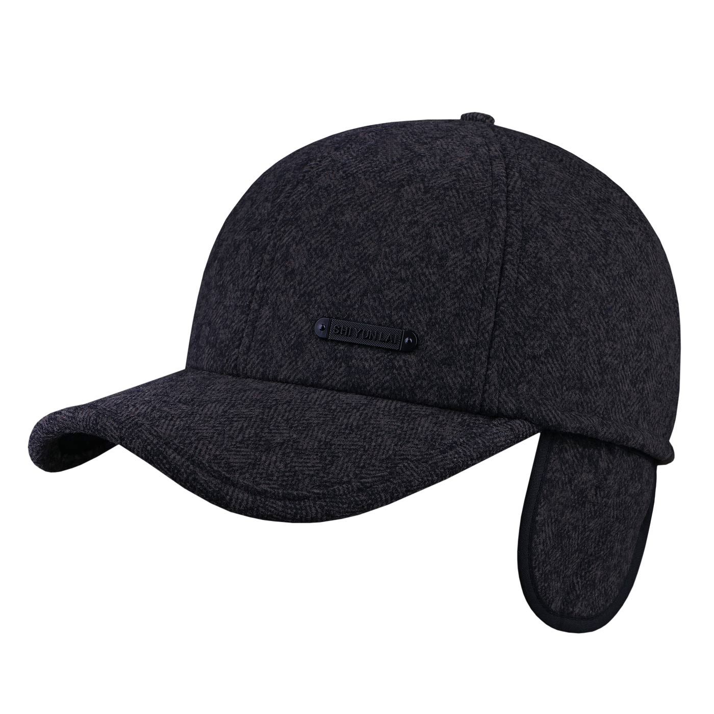 کلاه کپ مردانه مدل زمستانه نقاب دار طرح گوشدار