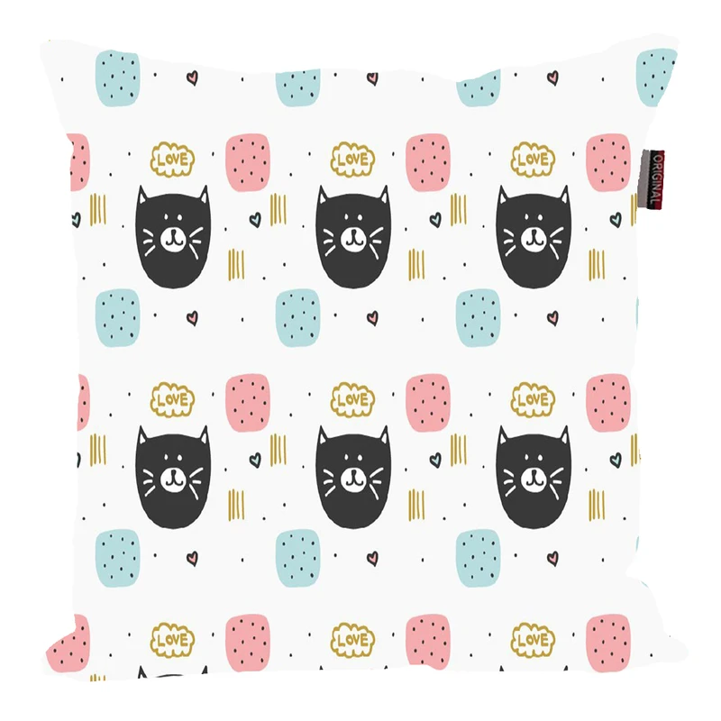 کوسن ناریکو مدل فانتزی طرح گربه کد 01011