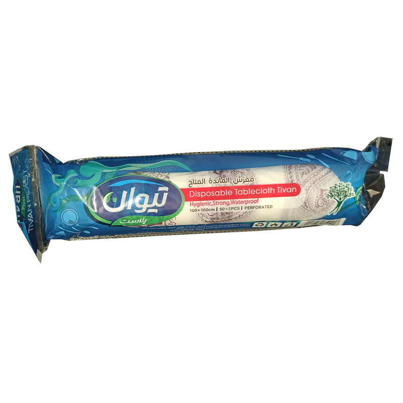 سفره یکبارمصرف تیوان کد G56 رول 50 متری