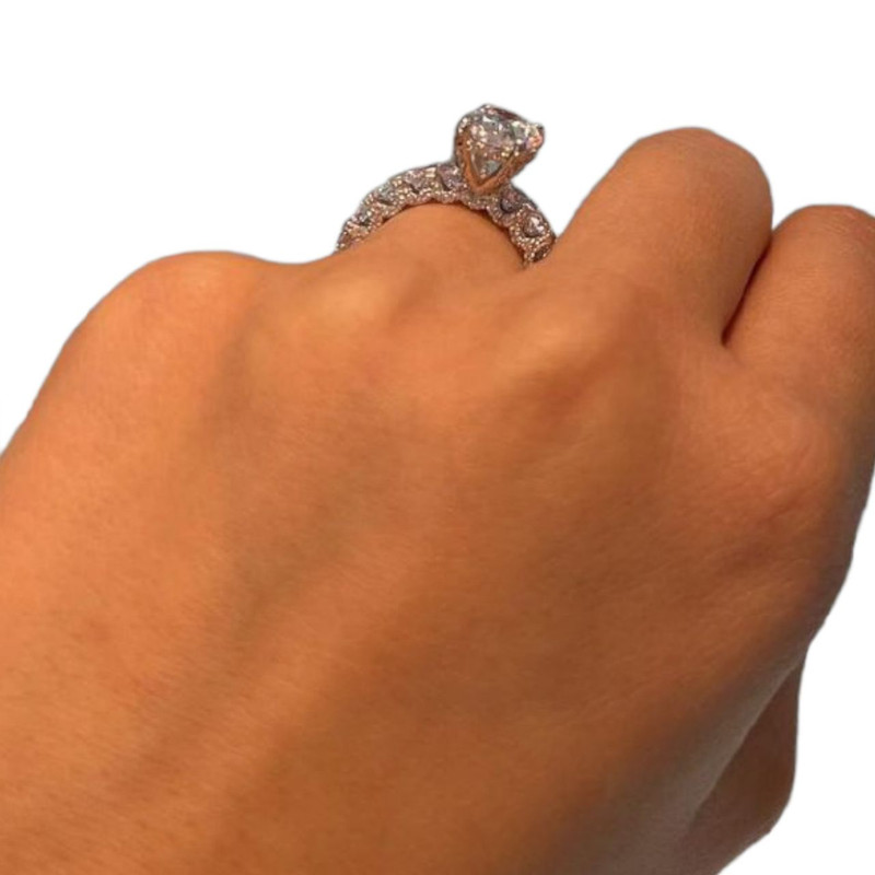 انگشتر نقره زنانه مدل غیاث کد RZZDEH-079