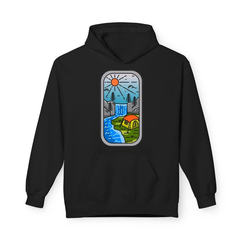 هودی مردانه پاد آفرین مدل طبیعت کد q40