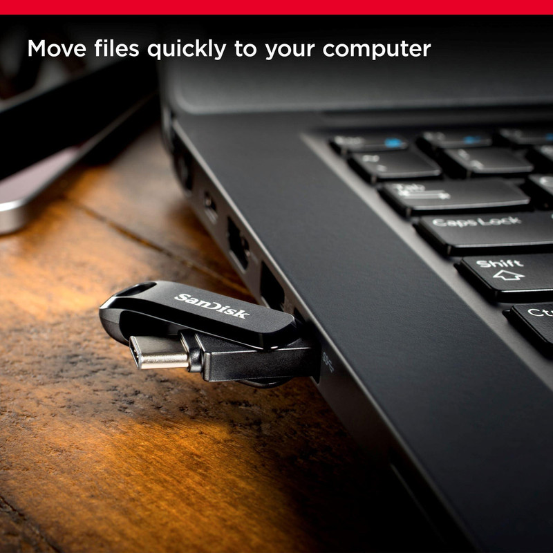فلش مموری سن دیسک مدل Ultra Dual Drive GO USB Type-C ظرفیت 128گیگابایت