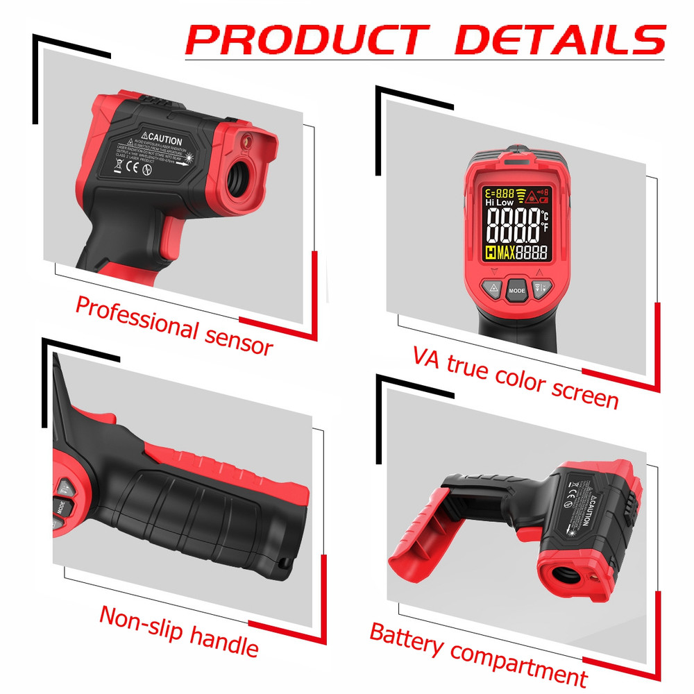 ترمومتر لیزری دیجیتال تسی مدل TA601A