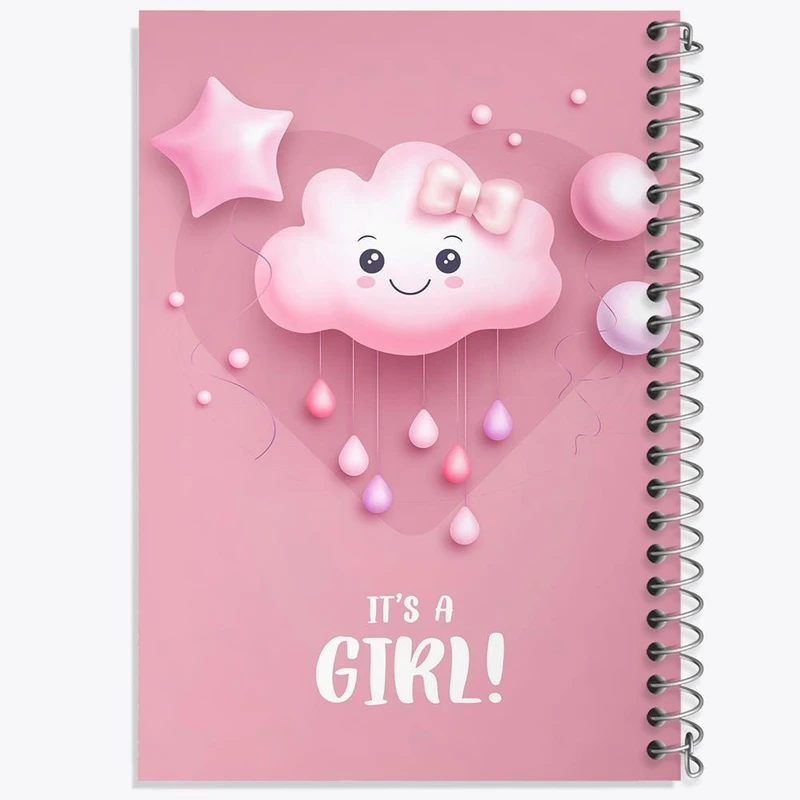 دفتر نقاشی 50 برگ خندالو مدل تعیین جنسیت کد 10949