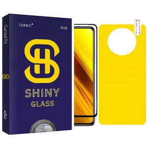 Atouchbo Shiny Glass Back Protector For Xiaomi Xiami Poco X3