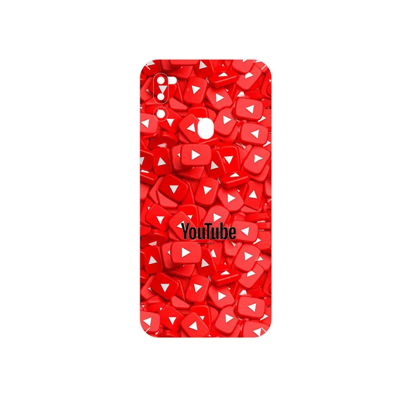 برچسب پوششی ماهوت مدل Youtube مناسب برای گوشی موبایل سامسونگ Galaxy M21 (2021) Edition