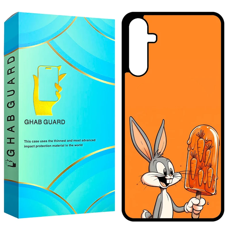 کاور قاب گارد طرح خرگوش مدل GCHPA24 مناسب برای گوشی موبایل سامسونگ Galaxy A24 4G