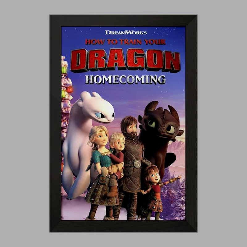 تابلو خندالو مدل اژدها سواران DreamWorks Dragons  کد 13749