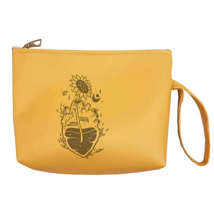 کیف لوازم آرایش زنانه مدل گل 74632