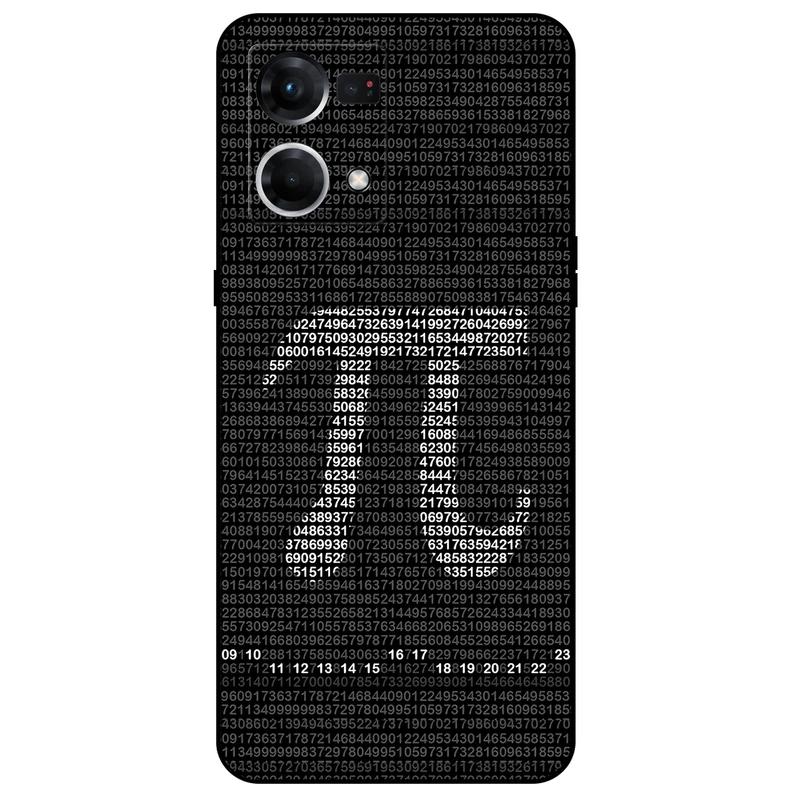 کاور مگافون طرح عدد پی مدل 7240 مناسب برای گوشی موبایل اوپو Reno 7