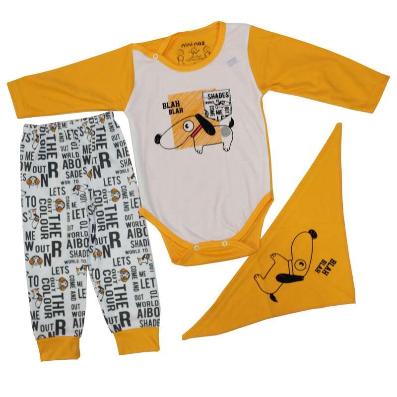 ست 3 تکه لباس پسرانه مدل 105