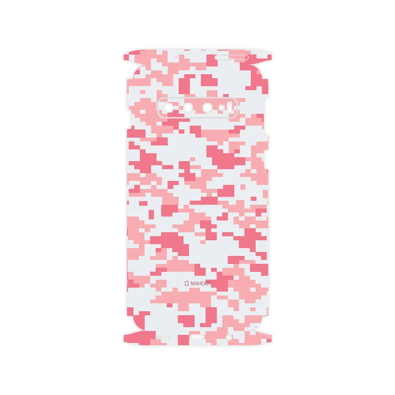 برچسب پوششی ماهوت مدل Army-Pink-pixel-FullSkin مناسب برای گوشی موبایل سامسونگ Galaxy S10