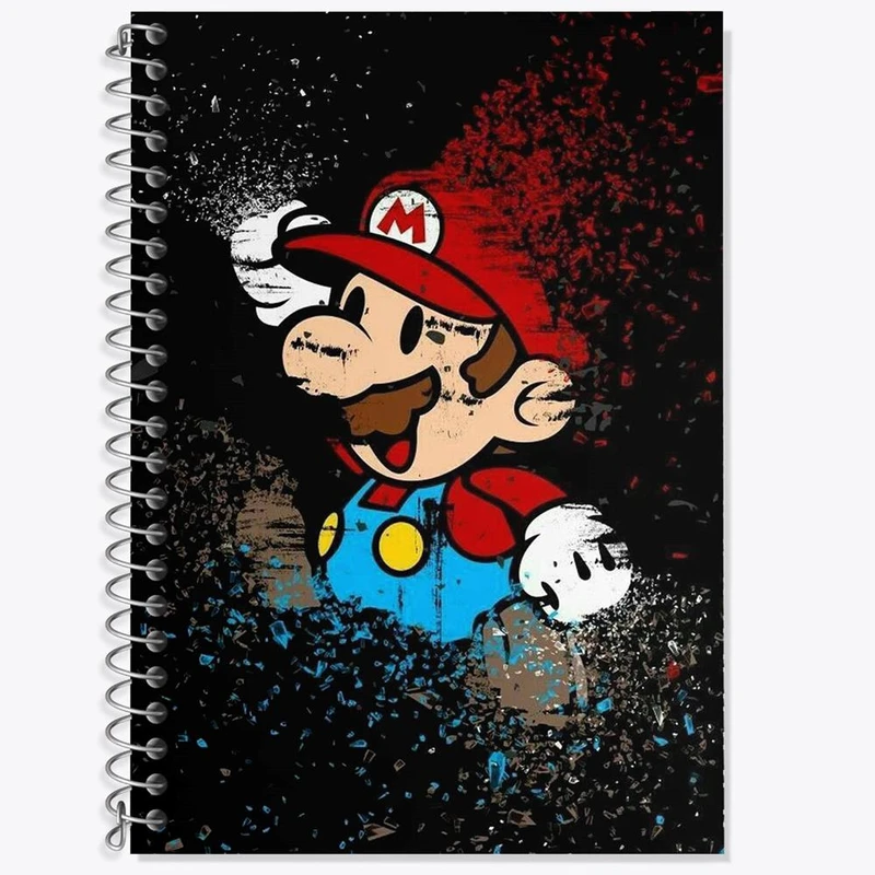 دفتر لغت 50 برگ خندالو مدل سوپر ماریو کد 30441