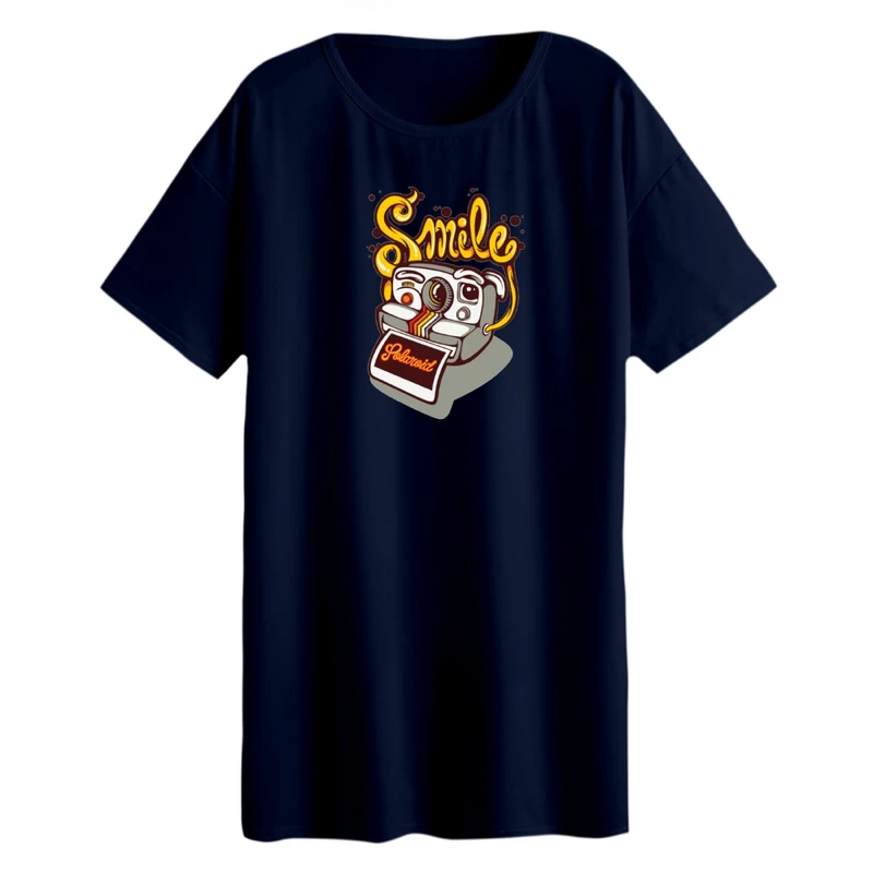 تی شرت لانگ آستین کوتاه زنانه مدل دوربین