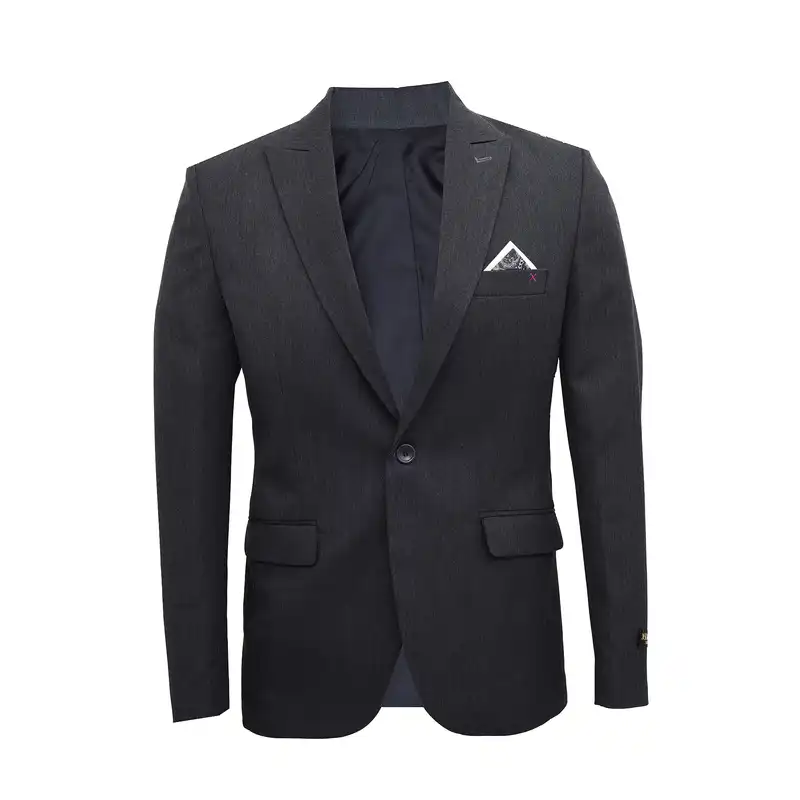 کت و شلوار مردانه مدل NJ-MLDR1800-ZO رنگ زغالی