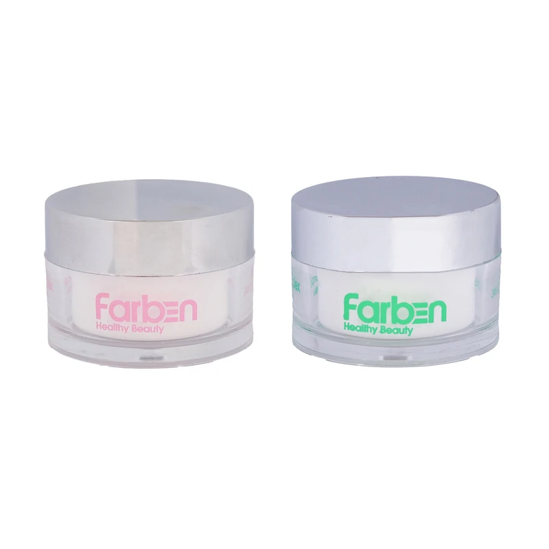 کرم آبرسان صورت فاربن مدل روغن آرگان مناسب برای پوست خشک حجم 50 میلی لیتر به همراه کرم آبرسان صورت فاربن مدل عصاره چای سبز مناسب برای پوست چرب و مختلط حجم 50 میلی لیتر