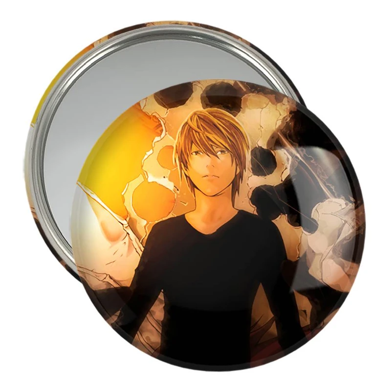 آینه جیبی خندالو مدل یاگامی لایت انیمه دفترچه مرگ Death Note  کد 11318