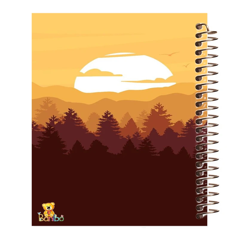 دفتر مشق 100 برگ بانیبو طرح غروب کد 391