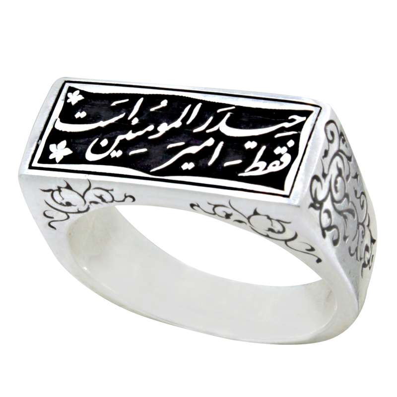 انگشتر نقره مردانه مدل اسپرت کد a12