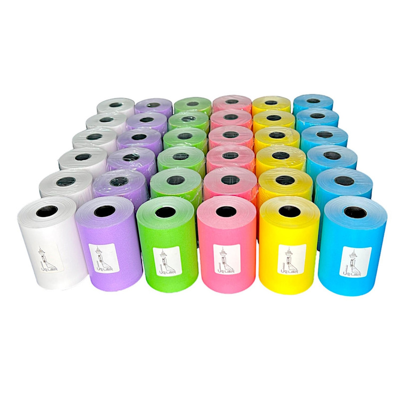 کاغذ پرینتر حرارتی پایتخت رول مدل Mix80mm بسته 30 عددی