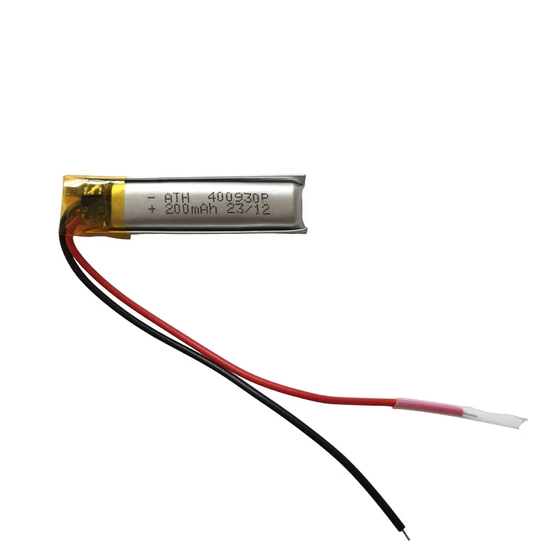 باتری لیتیومی مدل 400930 ظرفیت 200 میلی آمپر ساعت