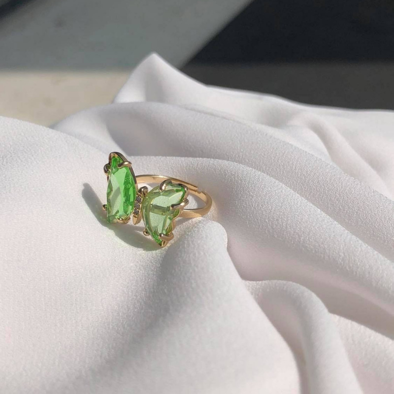 انگشتر زنانه مدل کریستالی 266 انگشتر زنانه مدل کریستالی 266