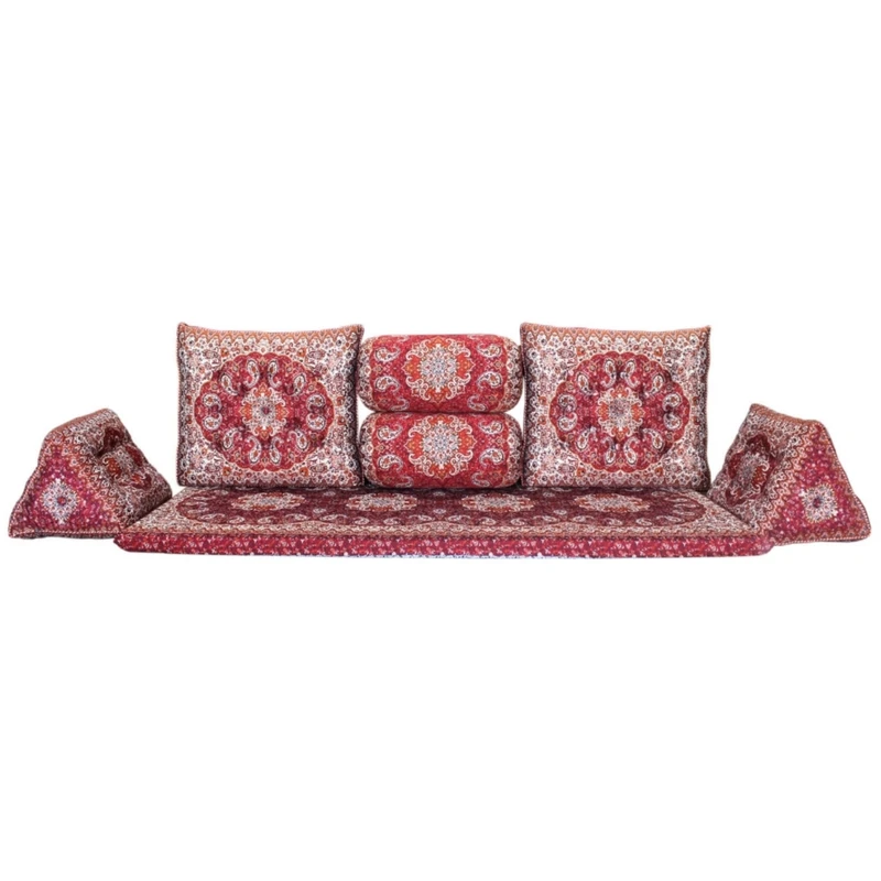 عکس شماره 2 : ست 7 تکه پشتی مدل شاه نشین کد 3002