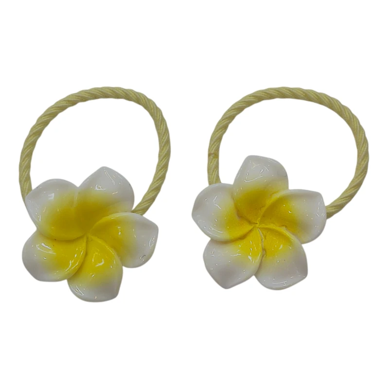 کش مو دخترانه مدل گل بابونه کد GOLB01 بسته 2 عددی