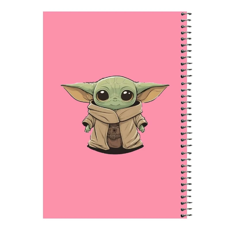 دفتر مشق 80 برگ اس جی مدل بیبی یودا کد 12