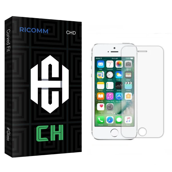 محافظ صفحه نمایش ریکام مدل CH glass مناسب برای گوشی موبایل اپل iPhone 5s