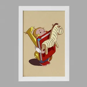 تابلو کودک خندالو مدل کودکانه کد F595