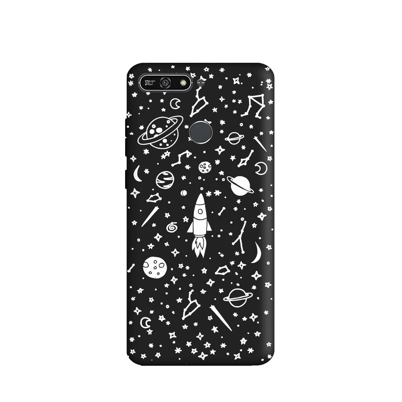 کاور قاب گارد طرح کهکشانی کد a3791 مناسب برای گوشی موبایل هوآوی Y6 2018 / Y6 Prime 2018
