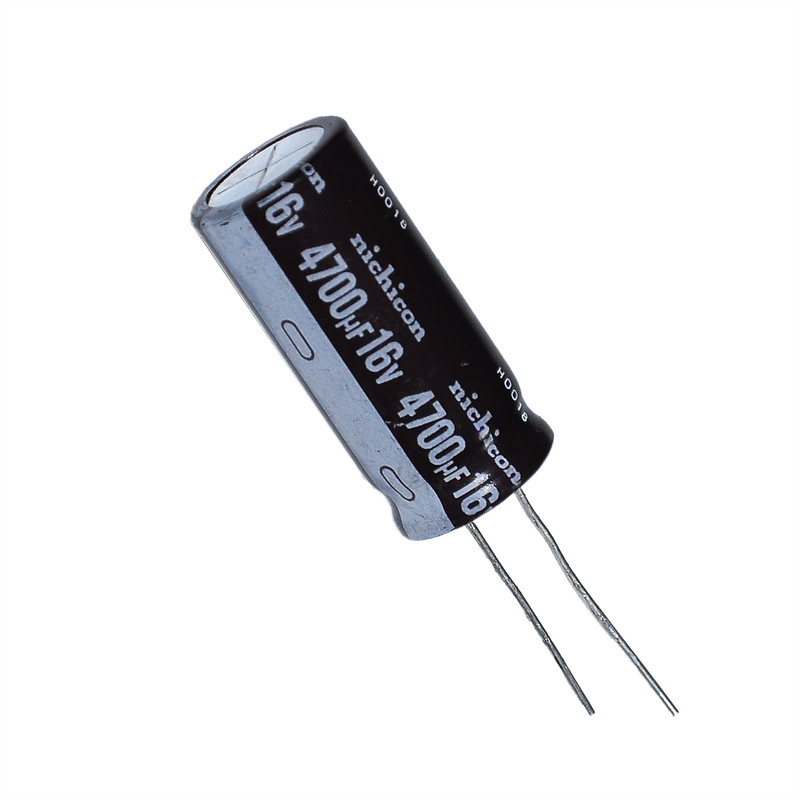 خازن الکترولیت 4700 میکرو فاراد نیچیکون مدل 16 ولت بسته 2 عددی خازن الکترولیت 4700 میکرو فاراد نیچیکون مدل 16 ولت بسته 2 عددی