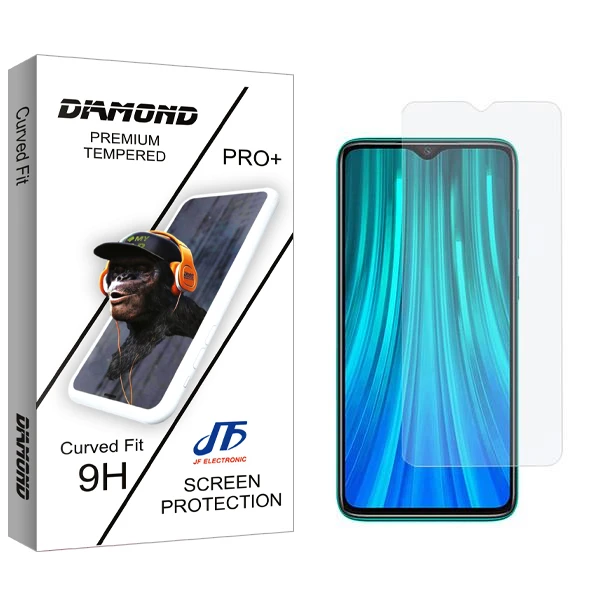 محافظ صفحه نمایش جی اف مدل Diamond مناسب برای گوشی موبایل شیائومی Redmi Note 8 Pro