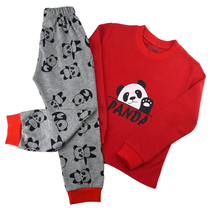 ست سویشرت آستین بلند و شلوار بچگانه سپیدپوش کد 1402501