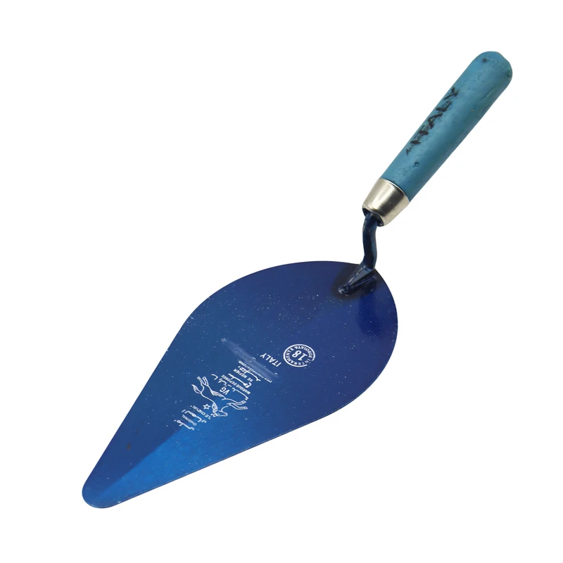 کمچه بنایی مدل دسته چوبی کد YPK-ITALY-20*10CM