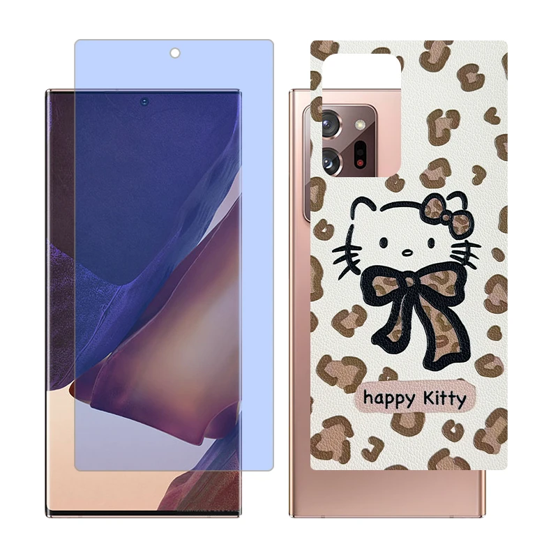 محافظ صفحه نمایش مات آنتی بلو گلس مدل Together مناسب برای گوشی موبایل سامسونگ Galaxy Note20 Ultra 5G به همراه برچسب پوششی پشت گوشی  