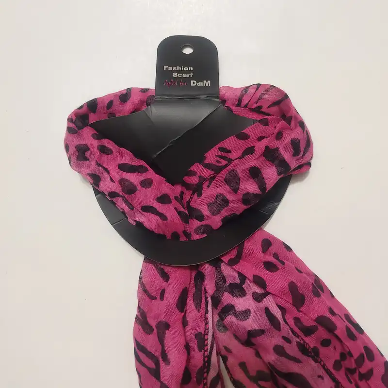 شال زنانه مدل پلنگی Fashion Ddim