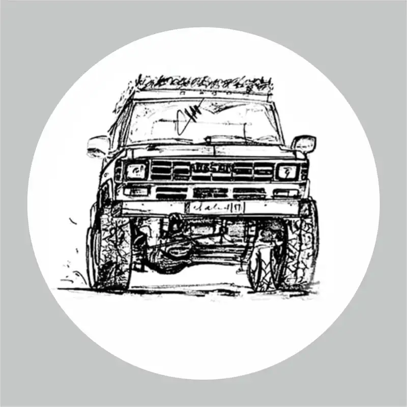 برچسب بدنه خودور طرح آفرود کد 14