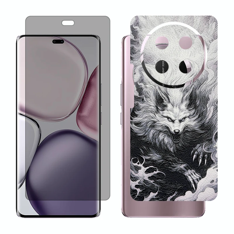 محافظ صفحه نمایش حریم شخصی گلس مدل Together مناسب برای گوشی موبایل آنر X9c به همراه برچسب پوششی